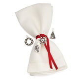 Snow Berry 4Pc Charm Set